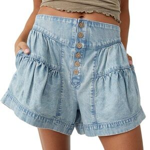 We The Free Fleur Denim Shorts